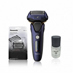 Электробритва Panasonic ES-LV67-A820-AS1 в комплекте с дополнительным набором из сетки Panasonic WES-9173Y-136 и маслом WES-8196X-7911